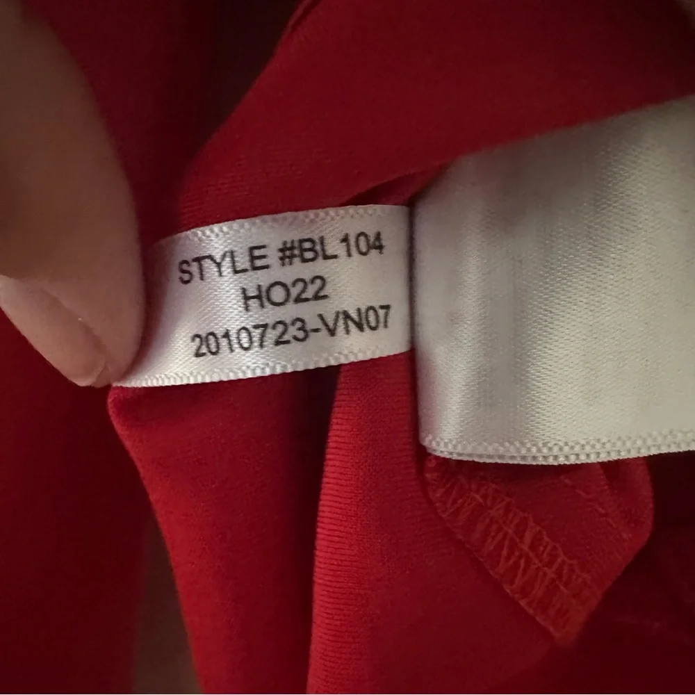 J Crew Slim Drapey Shirt in Luster Crepe Red 12